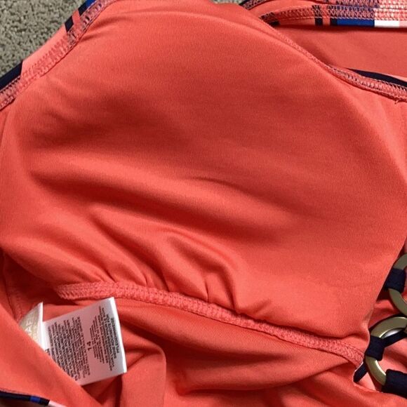 New. Michael Kors stripe swimsuit. Normally $126 - Picture 12 of 12